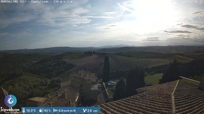 immagine della webcam nei dintorni di Roselle: webcam Montalcino