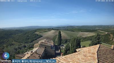 immagine della webcam nei dintorni di Monte Amiata: webcam Montalcino