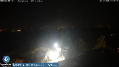 immagine della webcam nei dintorni di Pian di Rota: webcam Montalcino