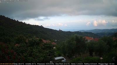 immagine della webcam nei dintorni di Pieve di Teco: webcam Dolcedo