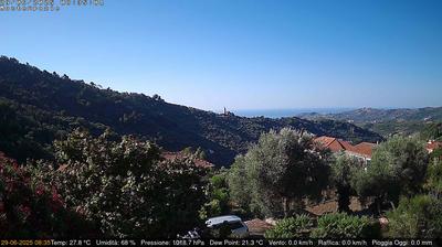 immagine della webcam nei dintorni di Badalucco: webcam Dolcedo