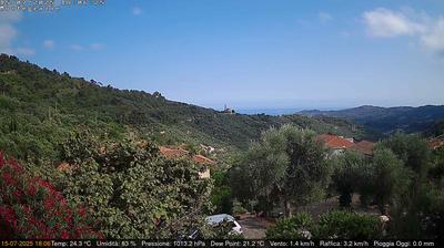immagine della webcam nei dintorni di Oneglia: webcam Dolcedo