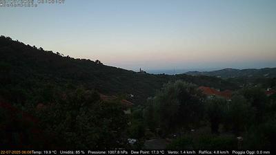 immagine della webcam nei dintorni di Dolceacqua: webcam Dolcedo