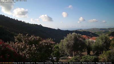 immagine della webcam nei dintorni di Diano Marina: webcam Dolcedo