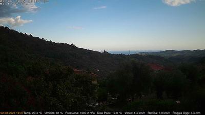 immagine della webcam nei dintorni di Taggia: webcam Dolcedo