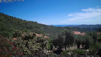 immagine della webcam nei dintorni di Bordighera: webcam Dolcedo
