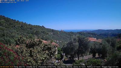 immagine della webcam nei dintorni di Molini di Triora: webcam Dolcedo