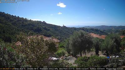 immagine della webcam nei dintorni di Cervo: webcam Dolcedo