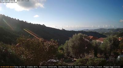 immagine della webcam nei dintorni di Costa D'Oneglia: webcam Dolcedo