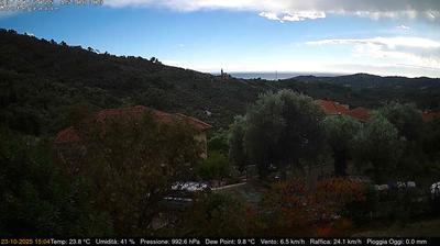 immagine della webcam nei dintorni di Diano Marina: webcam Dolcedo