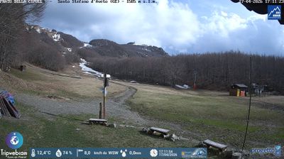 immagine della webcam nei dintorni di Morfasso: webcam Santo Stefano d'Aveto