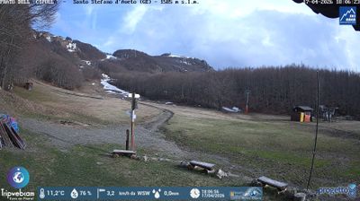 immagine della webcam nei dintorni di Carrega Ligure: webcam Santo Stefano d'Aveto