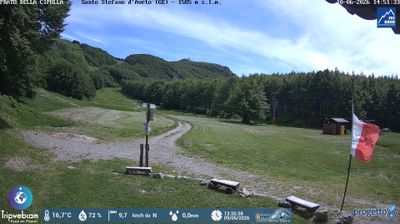 immagine della webcam nei dintorni di Ferriere: webcam Santo Stefano d'Aveto