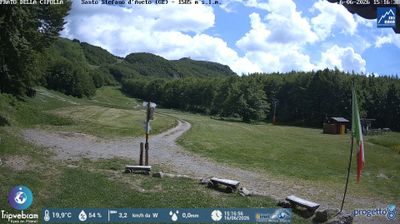 immagine della webcam nei dintorni di Brallo di Pregola: webcam Santo Stefano d'Aveto