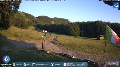 immagine della webcam nei dintorni di Bardi: webcam Santo Stefano d'Aveto