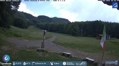 immagine della webcam nei dintorni di Farini: webcam Santo Stefano d'Aveto