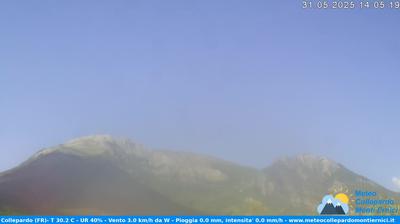immagine della webcam nei dintorni di Frosinone: webcam Collepardo