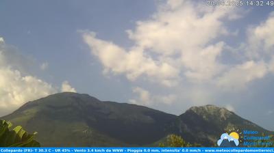 immagine della webcam nei dintorni di Civitella Roveto: webcam Collepardo