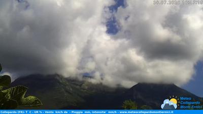 immagine della webcam nei dintorni di Giuliano di Roma: webcam Collepardo