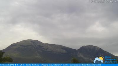 immagine della webcam nei dintorni di Giuliano di Roma: webcam Collepardo