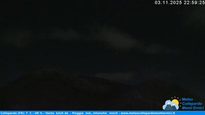 immagine della webcam nei dintorni di Castellafiume: webcam Collepardo