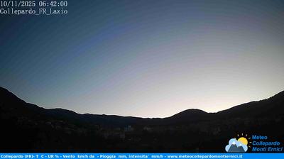 immagine della webcam nei dintorni di Piglio: webcam Collepardo