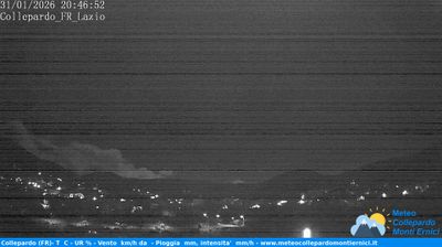 immagine della webcam nei dintorni di Campo Catino: webcam Collepardo