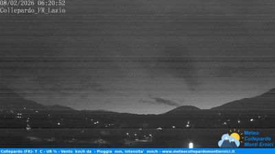 immagine della webcam nei dintorni di Isola del Liri: webcam Collepardo