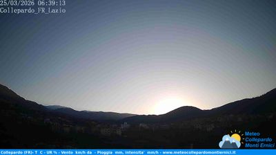 immagine della webcam nei dintorni di Isola del Liri: webcam Collepardo
