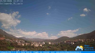 immagine della webcam nei dintorni di Isola del Liri: webcam Collepardo