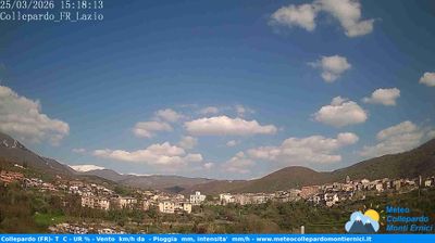 immagine della webcam nei dintorni di Isola del Liri: webcam Collepardo