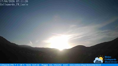 immagine della webcam nei dintorni di Filettino: webcam Collepardo