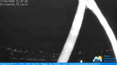 immagine della webcam nei dintorni di Giuliano di Roma: webcam Collepardo