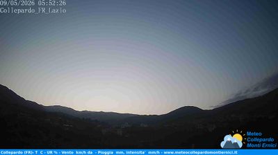 immagine della webcam nei dintorni di Castellafiume: webcam Collepardo