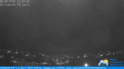 immagine della webcam nei dintorni di Giuliano di Roma: webcam Collepardo