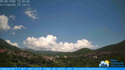 immagine della webcam nei dintorni di Vallepietra: webcam Collepardo