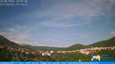 immagine della webcam nei dintorni di Frosinone: webcam Collepardo