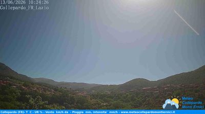 immagine della webcam nei dintorni di Frosinone: webcam Collepardo