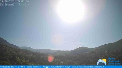 immagine della webcam nei dintorni di Castelliri: webcam Collepardo