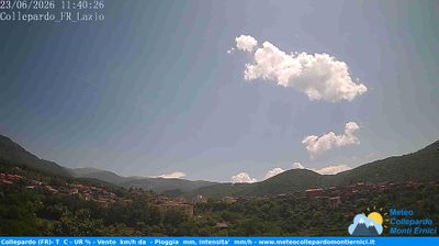 immagine della webcam nei dintorni di Castellafiume: webcam Collepardo