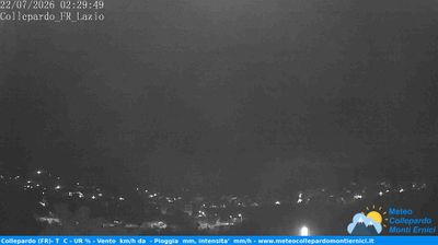 immagine della webcam nei dintorni di Giuliano di Roma: webcam Collepardo