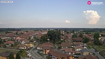 immagine della webcam nei dintorni di Pernate: webcam Vaprio d'Agogna