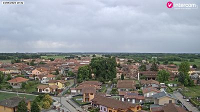 immagine della webcam nei dintorni di Cavaglio d'Agogna: webcam Vaprio d'Agogna