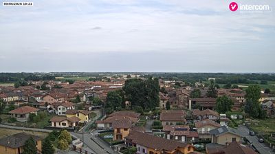 immagine della webcam nei dintorni di Briga Novarese: webcam Vaprio d'Agogna