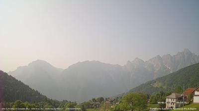 immagine della webcam nei dintorni di Passo di Cereda: webcam Gosaldo