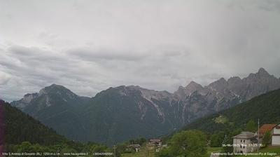 immagine della webcam nei dintorni di Ponte nelle Alpi: webcam Gosaldo