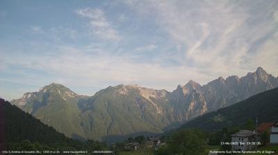 immagine della webcam nei dintorni di Passo di Cereda: webcam Gosaldo