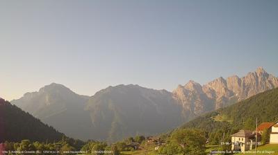 immagine della webcam nei dintorni di Passo di Gobbera: webcam Gosaldo