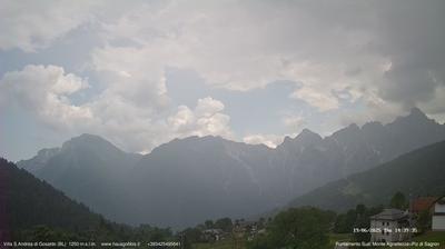 immagine della webcam nei dintorni di Passo di Gobbera: webcam Gosaldo