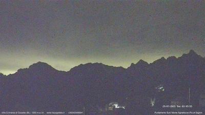 immagine della webcam nei dintorni di Pale di San Martino: webcam Gosaldo